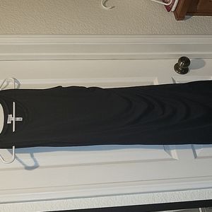 Leith Black Sleeves Dress